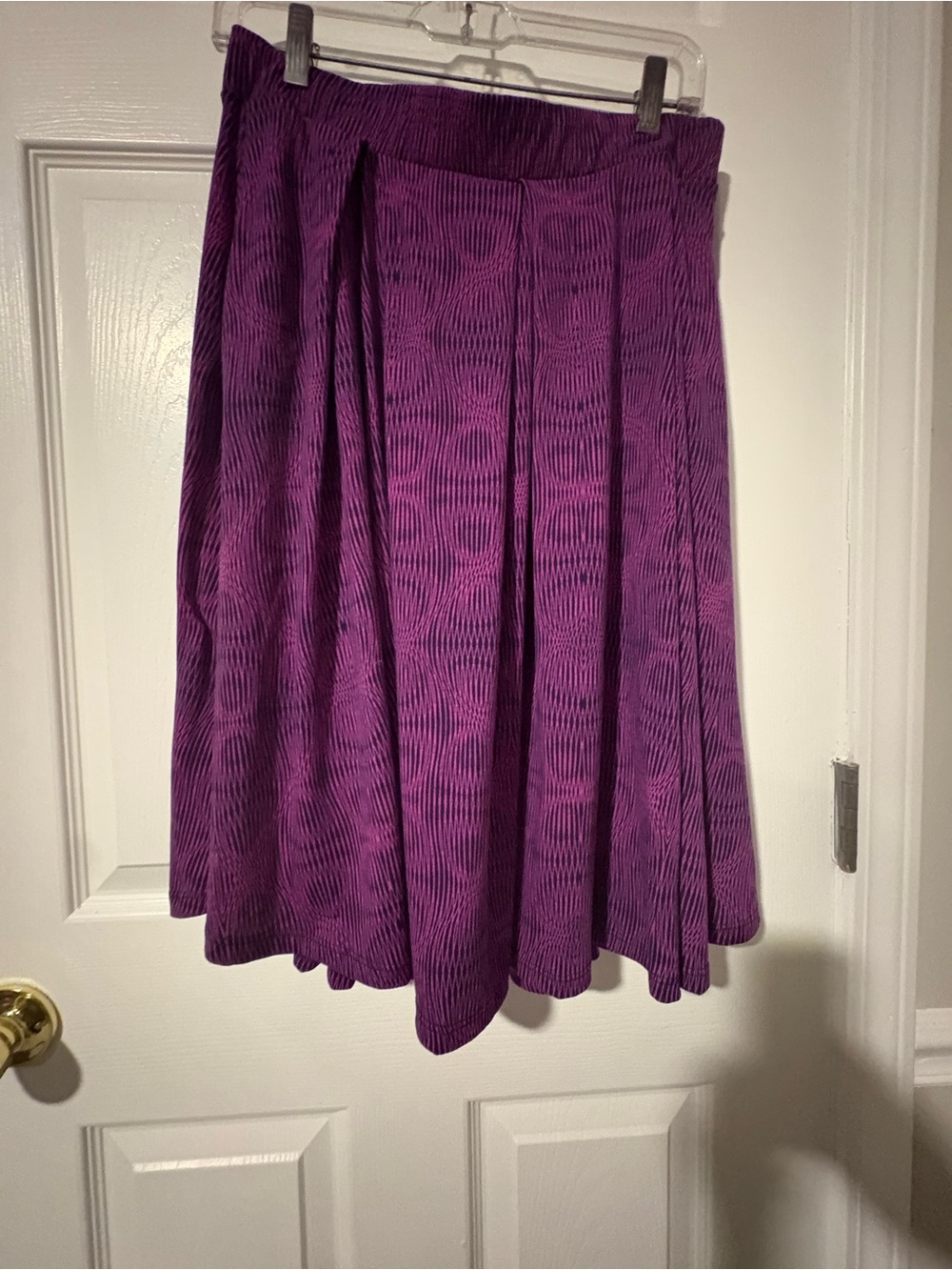 LuLaRoe Deep Purple Circle Skirt